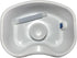 pistro Neck Rest Bed Shampoo Basin Hair Washing Tray for Sink Salon Equipment