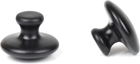 2 Pcs Mushroom Shaped Massage Stones Natural Bian Stone Hot Rock for