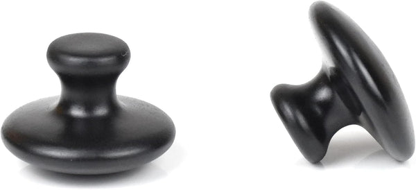 2 Pcs Mushroom Shaped Massage Stones Natural Bian Stone Hot Rock for