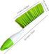 Jilukibo 2 Pack Counter Soft Bristle Bed Sheets Sweeping Cleaning Brush with Long Hand, Duster for Debris Hair Remover