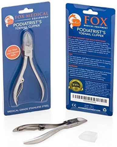 Toenail Clippers for Thick Nails, Medical Grade Stainless Steel Nail Nippers for Seniors, Men, and Women