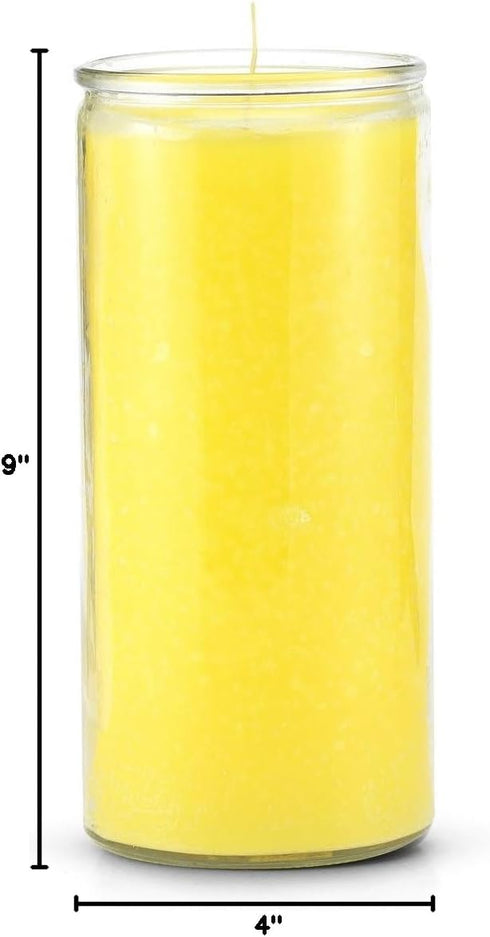 The Original Candle Company 14-Day Long-Lasting Plain Yellow Candle