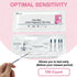 Reroon 100 Count 99% Pregnancy Test HCG Strips for Fertility Women | Home Early Detection Pregnancy Kits with Over