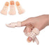 Plastic Finger Splints, 3-Size Pack Mallet Finger Brace Support, Trigger Finger Immobilizer