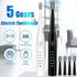 RED-NI Sonic Electric Toothbrush, USB Fast Charging Waterproof Toothbrush with 4 Free Replacement Heads