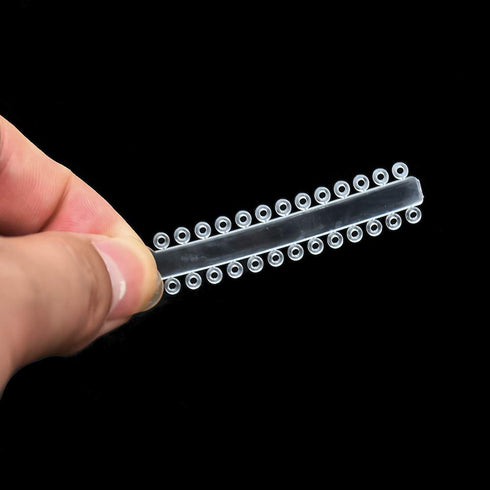 Angzhili Transparent Dental Orthodontic Ligature Ties for Braces, Rubber Bands O Rings for Bracket, 1040 Pcs