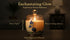 Scented Candles Gifts for Women - Enamel Butterfly & Blue Rose Decorative Glass Jar with Faceted Crystal Lid, Special
