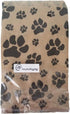 N'ice Packaging 100 Bags Flat Plain Paper or Patterned Bags for Candy, Cookies, Party Favors, Gift Bags (5" x 7", Paw