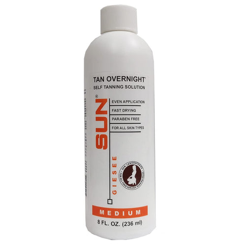 Sun Laboratories 8 Oz Self-Tanner - Overnight Spray Tan Solution for Body and Face