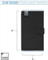 Lewis N. Clark Travel Pill Organizer, Black, 16 Slot Slimline Pouch for Vitamins & Medication
