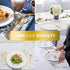 Stock Your Home 125 Disposable Heavy Duty Plastic Knives, Fancy Plastic Silverware Looks Like Real Cutlery - Utensils Perfect for Catering Events, Restaurants, Parties and Weddings (Gold) by Stock Your Home