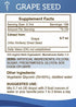 Secrets of the Tribe Grape Seed Tincture Alcohol-Free Extract, Grape (Vitis Vinifera) Supplement (4 FL OZ)