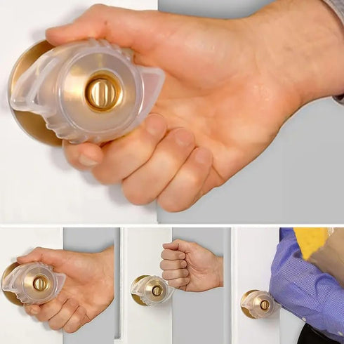 Ximimark 4pcs Door Knob Cover Grips Non Slip Arthritis & Senior Living Aids Grippy Easy Open Decorative Cover Grips