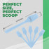 500 Pack 2.5 Inch Cosmetic Spatulas - Small Plastic Spatula for Cosmetics, Creams, & Crafts | Makeup Spatula or Mini