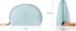 Small Makeup Bag for Purse, Portable Waterproof Cosmetic Bag, Travel Makeup Pouch for Women (Nylon, Sky Blue)