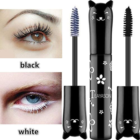 Mascara Liquid Black Lashes Makeup, Waterproof Hypoallergenic Fast Dry Curling Lengthening Eyelashes for Party Use