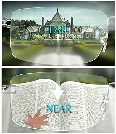 Progressive Multifocal Glasses Transition Sunglasses, Photochromic Reading Glasses for Ladies, Far and Near Dual Use