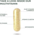 Primal Harvest Multivitamin for Women and Men, Vitamin A, C, D, E, B12, B6, Biotin, Zinc Supplements, 30 Capsules