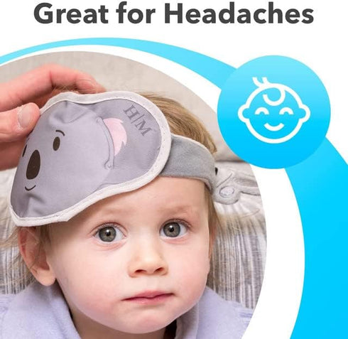 Halos Kids Ice Packs for Boo Boos, Reusable Ice Pack for Kids & Toddler Injuries, Bumps, Fevers with Free Story Book
