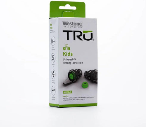 Westone Tru Kids Earplugs, 12db Noise Reduction