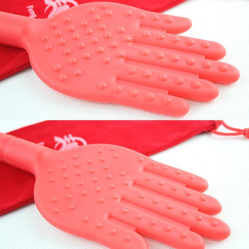 Hammer Palm Shaped Plastic Health Massage Durable Elastic Beat Pat Tool for Fatigue Relief Blood Circulation for Full