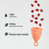 Zeerocup 2 Pack Reusable Menstrual Cup - Small & Large Soft Medical-Grade Silicone Period Cups with Pull-Tab for Easy