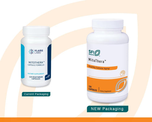 Klaire Labs Mitothera Capsule Formula - Mitochondrial Energy Support with CoQ10 as Ubiquinone & Red Grape Extract,
