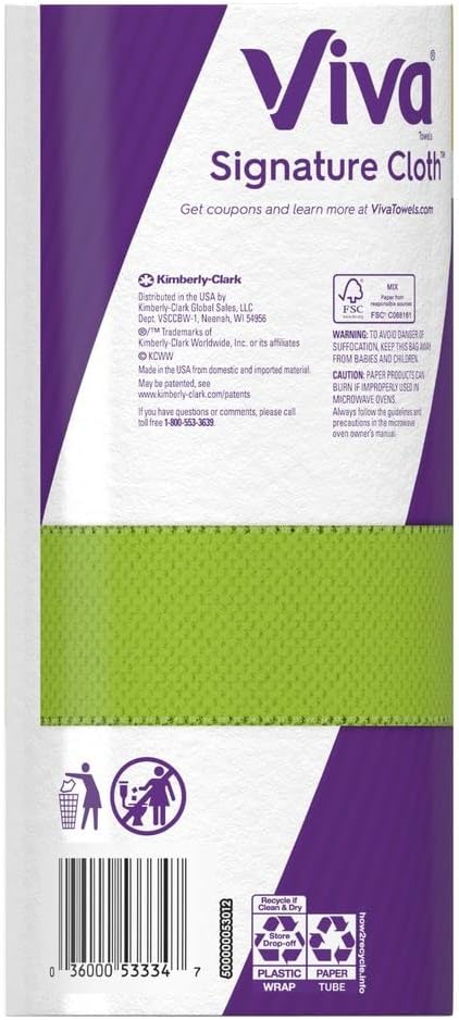 Viva Signature Cloth Paper Towels - Choose-A-Sheet, Big Roll, 12.67 Ounce