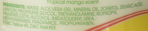 TRIPLE LANOLIN Mango Vera Lotion, 1 Gallon