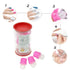 Tvoip 10 PCS Nail Soaker Cap for Acrylic Nail Remover and Gel Polish Cleaner Wrap Clip Tool
