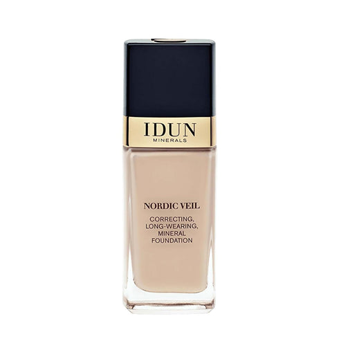 Nordic Veil Foundation - Full Poreless Coverage, Long Lasting Soft Matte Finish, 307 Disa - Light Medium Neutral