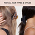 Kitsch Medium Claw Clips, Stylish Hair Accessories for Thick & Thin Hair, Cute Clips for Women & Teen Girls, 2pc Set