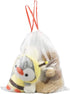 5 Gallon Clear Drawstring Garbage Bags, 110 Count, 3 Rolls