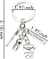 Dental Hygienist Gifts for Dentist, Dental Assistant, Best Friend, Students - Keychain, Toothbrush, Toothpaste, Floss