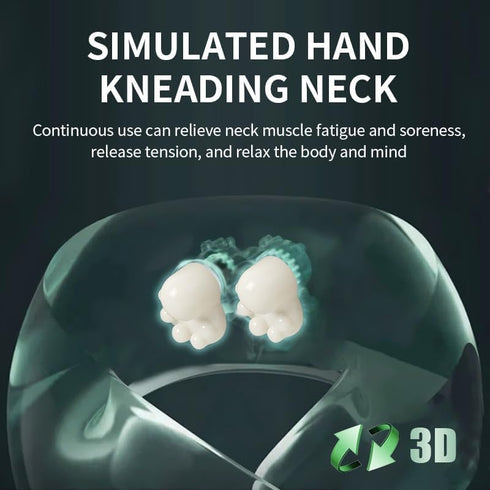Masadoras Multi-Mode Neck Massager with Gentle Heat U-Shaped Memory Foam Portable Neck Relaxation Device, Wireless