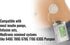Universal Adhesive Patches for CGM and Insulin Pumps, 20 Pack Waterproof & Breathable Clear Patches with 0.8-Inch Hole