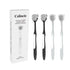 Tongue Cleaner and Brush, Tongue Scraper for Oral Hygiene, Pack of 4 in Black and Gray to Reduce Bad Breath