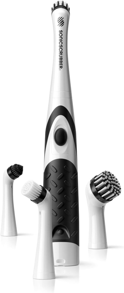 SonicScrubber Household Cleaning Brush Power Scrubber - Electric Spin Scrubber Brush for