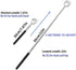 2PCS Back Scratchers, Bear Claw Shaped Scratcher with Extendable Metal Retractable Telescopic Handle