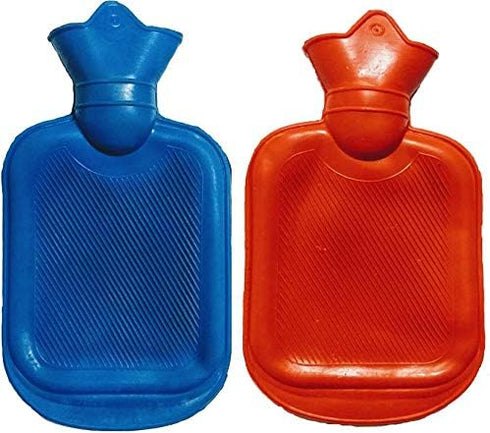 Thick Rubber Hot Water Bottle for Heat & Cold Therapy - Small Size