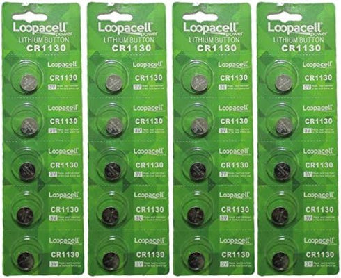 20 CR1130 Lithium 3 Volt Cell Batteries