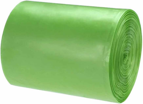 Kekow 10 125 Counts Gallon Kitchen Trash Bags, Green