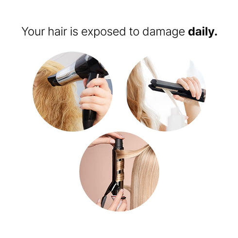 LA'DOR Hair Heat Protectant Spray - Leave-In Conditioner & Detangler Mist for Hot Tools - 3.4 Fl Oz