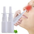 20ML White Empty Plastic Nasal Spray Bottles - Refillable Pump Sprayer for Saline Water Wash Applications, Pack of 5