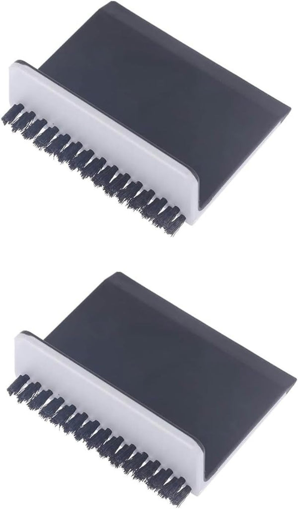 2 Pcs Black Kitchen Sink Squeegee Cleaner and Countertop Brush Wiper for Vegetable Cleaning, Home Tool Accessories