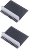 2 Pcs Black Kitchen Sink Squeegee Cleaner and Countertop Brush Wiper for Vegetable Cleaning, Home Tool Accessories