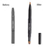 Retractable Lip Brush Concealer Makeup Dual End Travel Size Lipstick Brush with Cap