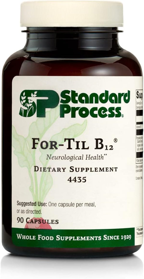 Standard Process for-Til B12 - Whole Food Vitality and Immune Support with Tillandsia, Calcium Lactate, Ascorbic Acid,