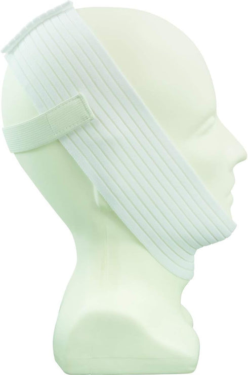 Carex Chin Strap for CPAP Users, Anti Snore Chin Strap, White, 1 Count