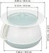 PartyKindom Portable Urinal and Chamber Pot for Elderly - Heavy Duty PP Plastic Bedpan with Smooth Inner Wall for Easy